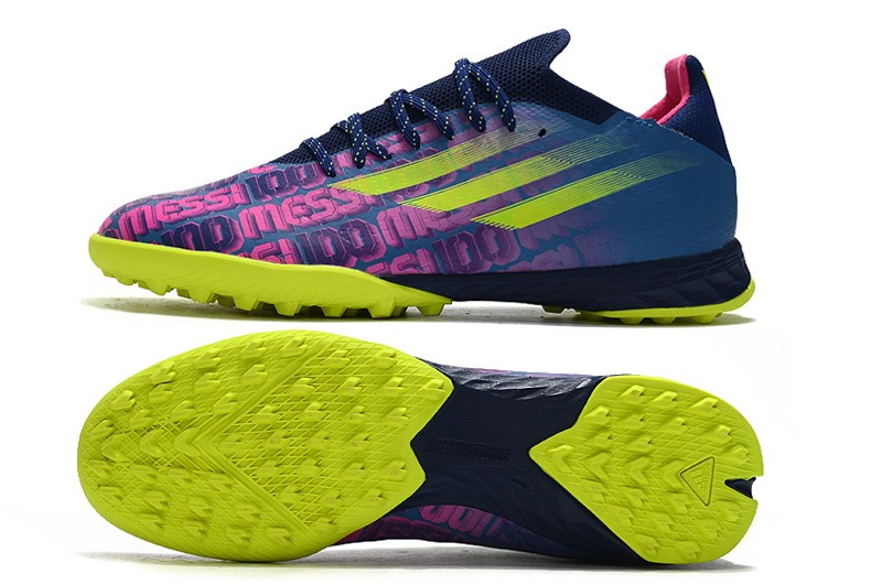 Adidas X SpeedFlow Messi .1 TF Unparalleled - Victory Blue/Shock Pink/Solar Yellow