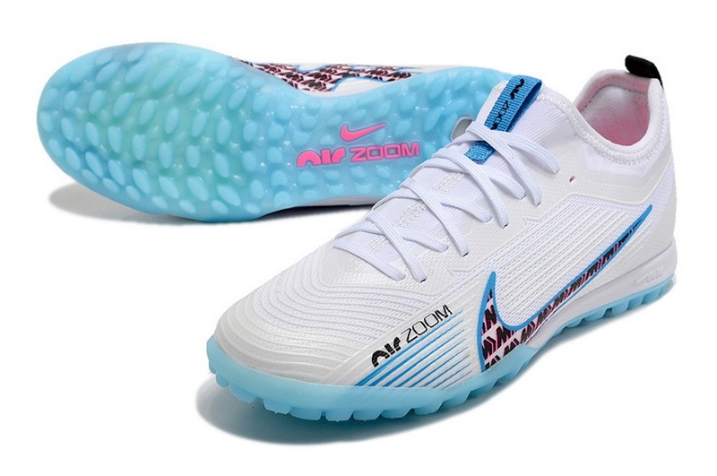 Nike Air Zoom Mercurial Vapor 15 Pro TF Blast - White/Pink Blast/Baltic Blue