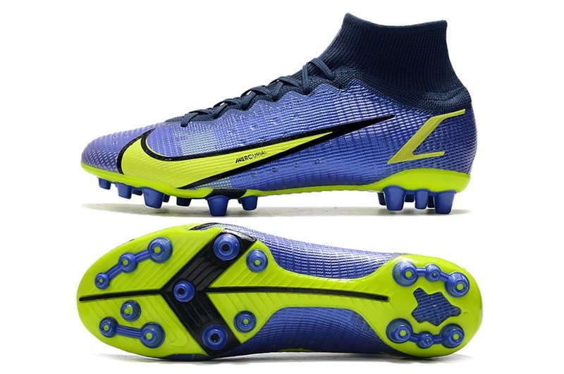 Nike Mercurial Superfly 8 Elite AG Recharge - Blue/Yellow