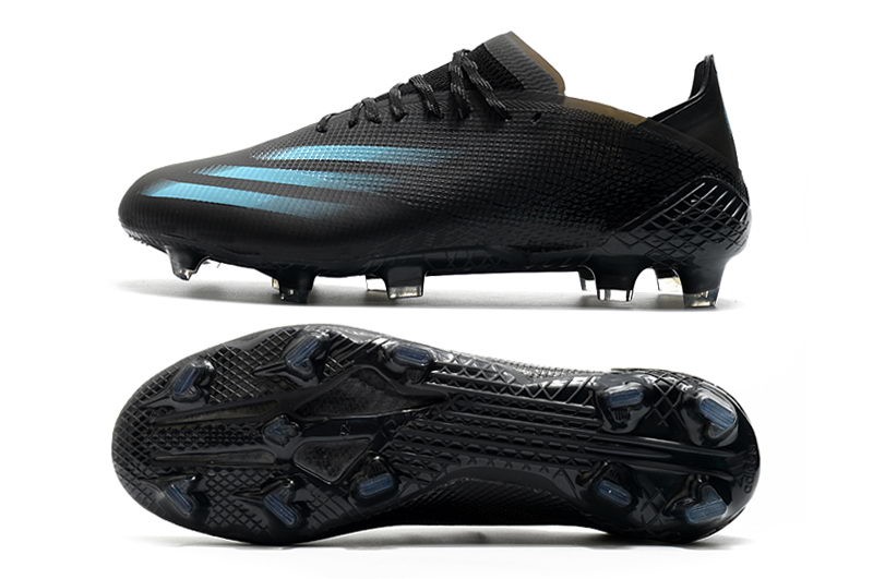 Adidas X Ghosted.1 FG - Core Black / Blue