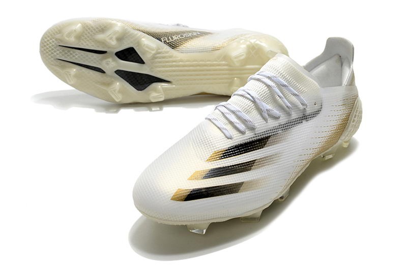 Adidas X Ghosted.1 FG - White / Black / Gold