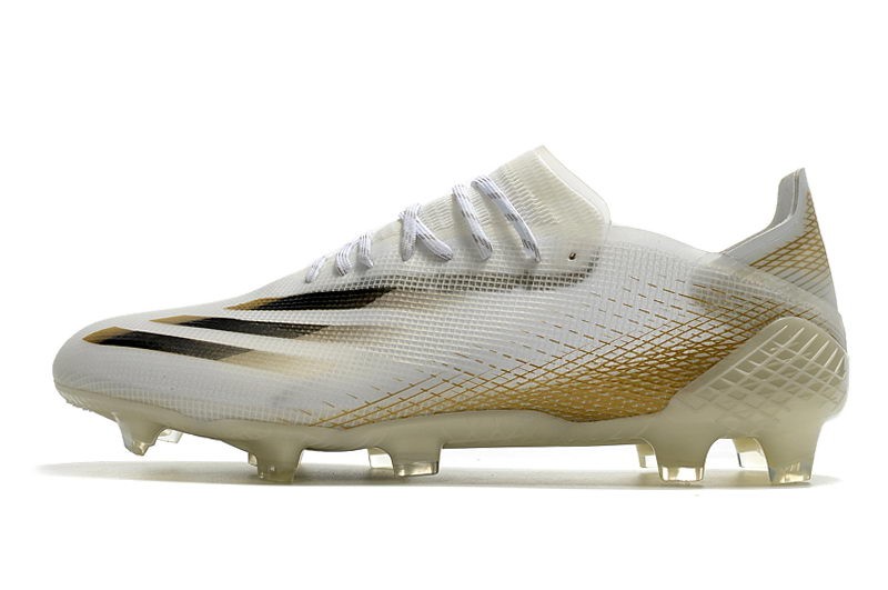 Adidas X Ghosted.1 FG - White / Black / Gold