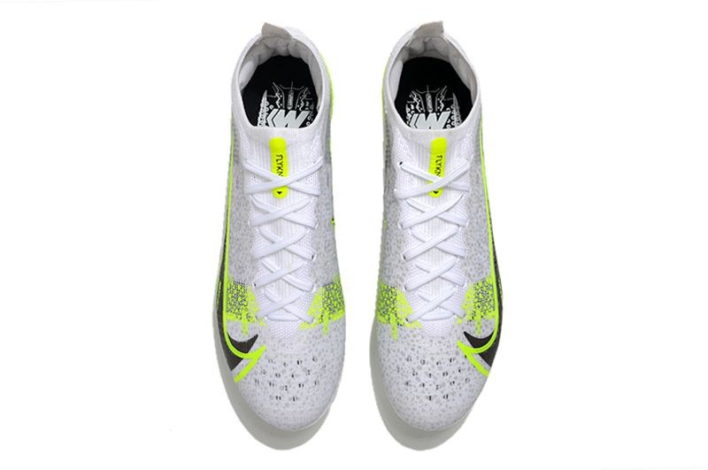 Nike Football Vapor 14 Elite FG - Silver Safari White/Black/Volt