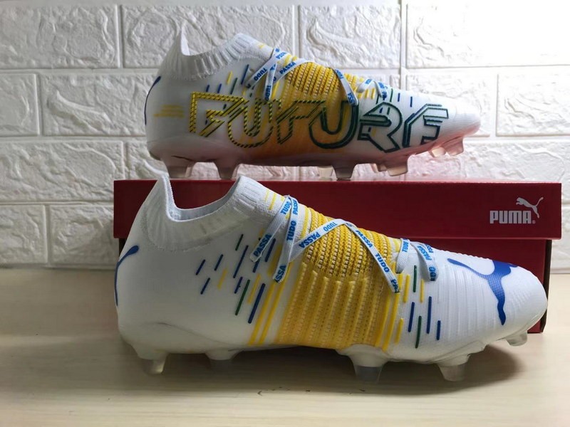 Puma Future Z 1.1 FG/AG Neymar Copa America - White / Yellow / Blue