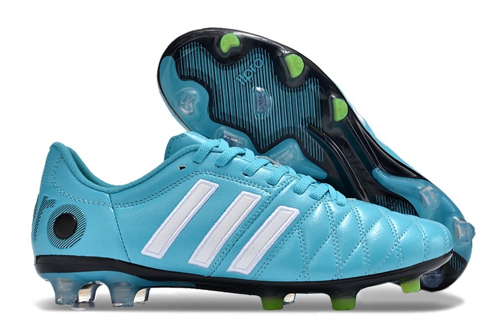 Adidas Adipure 11Pro FG Soccer Cleats - Solar Blue/White/Black