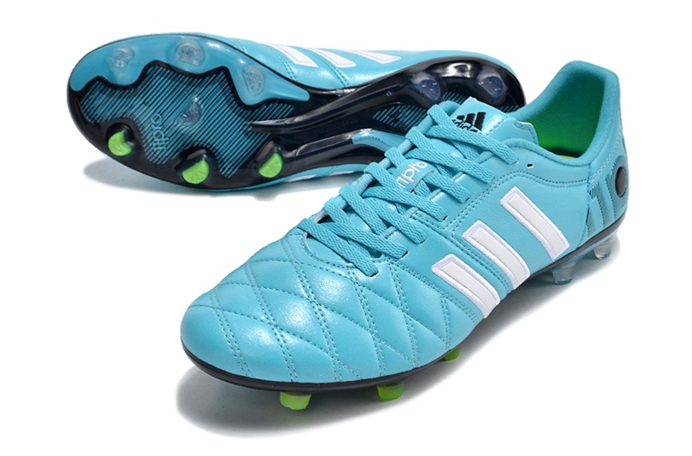 Adidas Adipure 11Pro FG Soccer Cleats - Solar Blue/White/Black