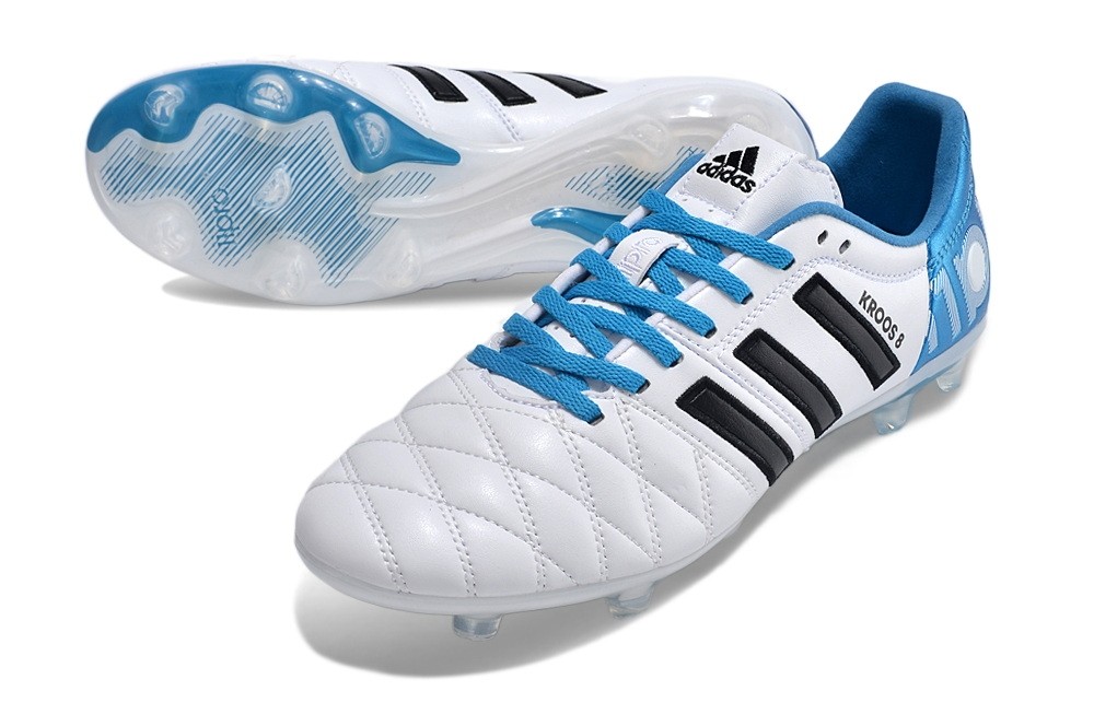 Adidas Adipure 11Pro Toni Kroos TK Editon FG - White/Black/Blue
