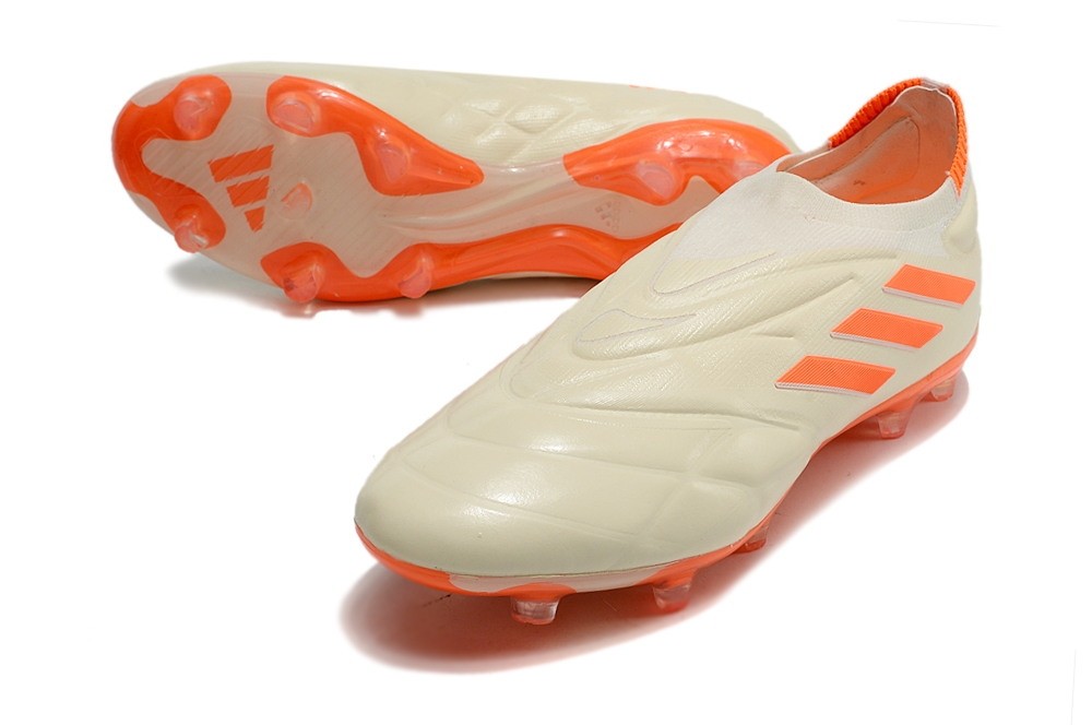 Adidas Copa Pure+ Laceless FG Heatspawn Pack - White/Orange