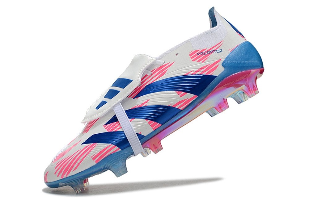 Adidas Predator Elite FT FG 24-25 New Season Special - White/Neon Pink/Blue