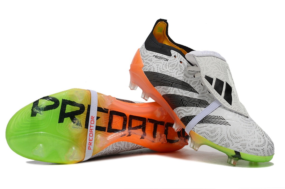 Adidas Predator Elite FT Tongue FG Vortex - White/Black/Orange