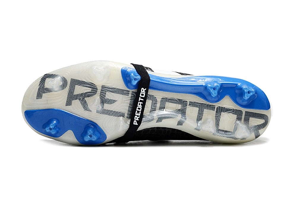 Adidas Predator Laces Tongue Elite FG - Black/Blue/White