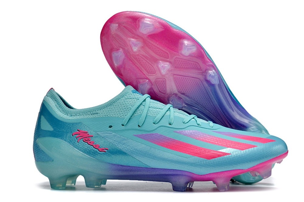 Adidas X Crazyfast.1 Messi FG Bienvenido a Miami - Aqua Blue/Pink/Purle