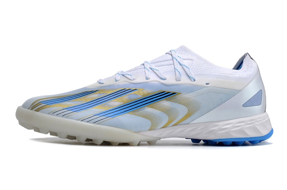 Adidas X CrazyFast.1 Messi TF Turf - Footwear White/Blue/Gold