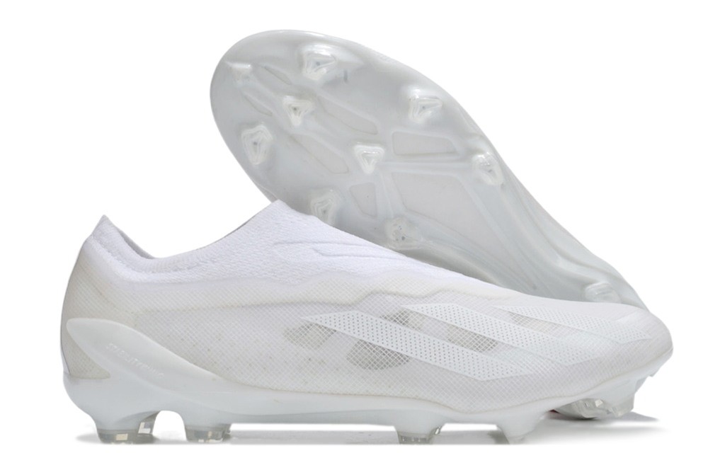 Adidas Laceless X Crazyfast.1 FG Pearlized Pack - All White