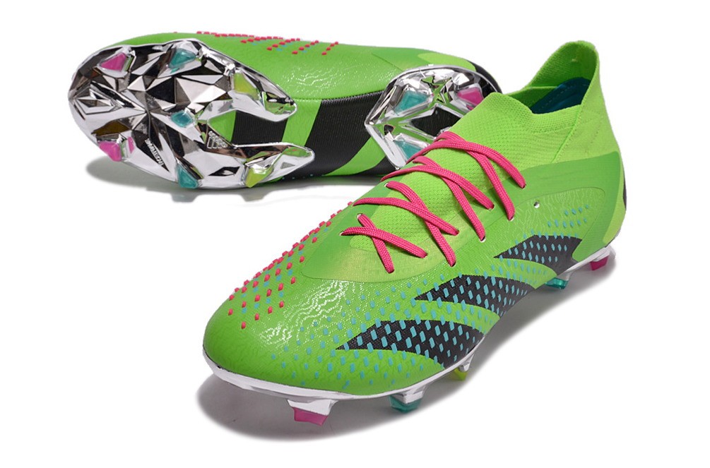 Adidas Predator Accuracy.1 FG Firm Ground - Green/Pink/Silver