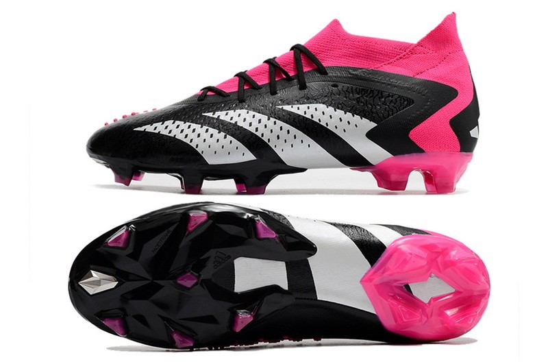 Adidas Predator Accuracy.1 FG Soccer Cleats - Black/White/Pink
