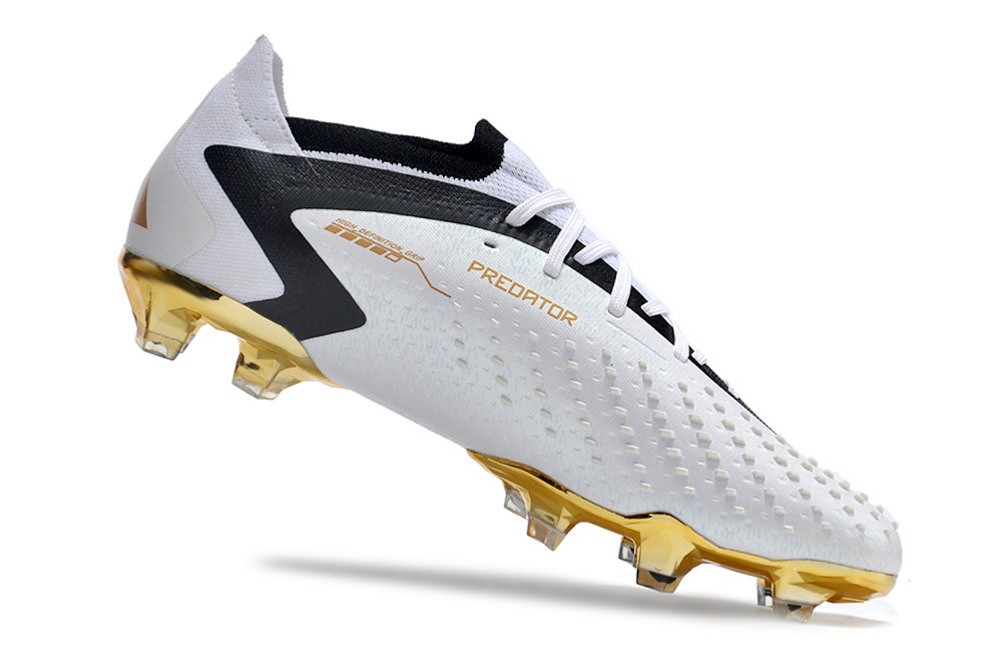 Adidas Predator Accuracy.1 Low FG Soccer Cleats Bellingham - White/Black/Gold