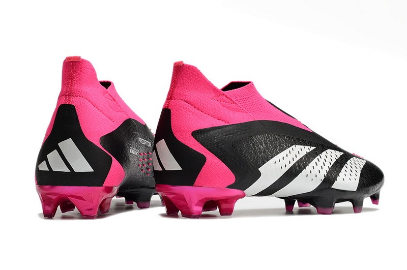 Adidas Predator Accuracy+ FG Firm Ground - Core Black/White/Shock Pink
