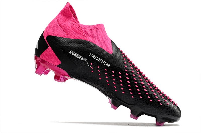 Adidas Predator Accuracy+ FG Firm Ground - Core Black/White/Shock Pink