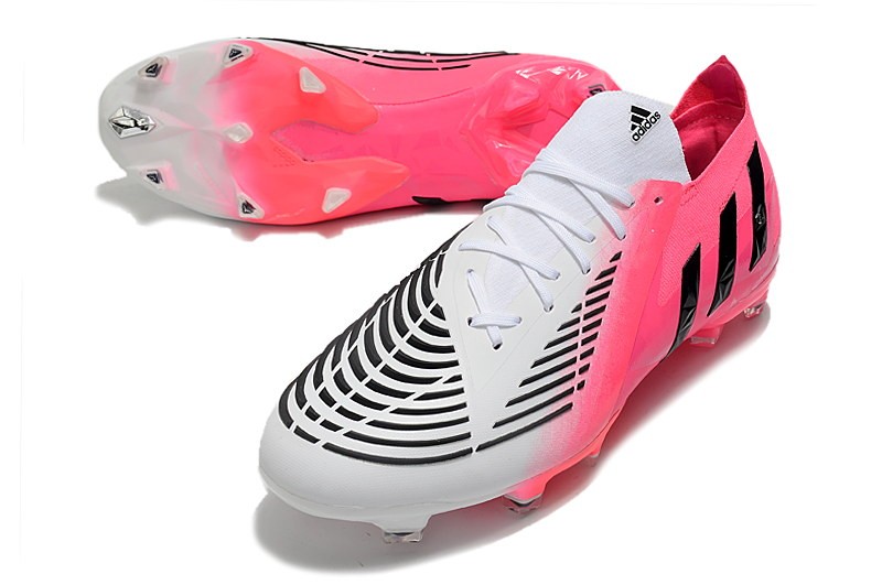 Adidas Predator Edge LZ .1 Low FG Unite Football Limited Edition - Solar Pink/Black/White