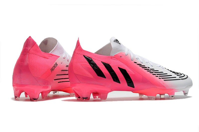 Adidas Predator Edge LZ .1 Low FG Unite Football Limited Edition - Solar Pink/Black/White
