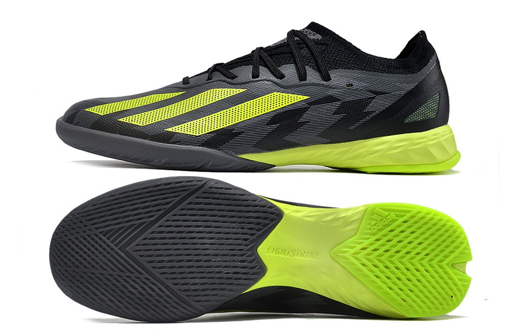 Adidas X Crazyfast.1 IC Indoor Crazycharged - Core Black/Team Solar Yellow/Grey Five