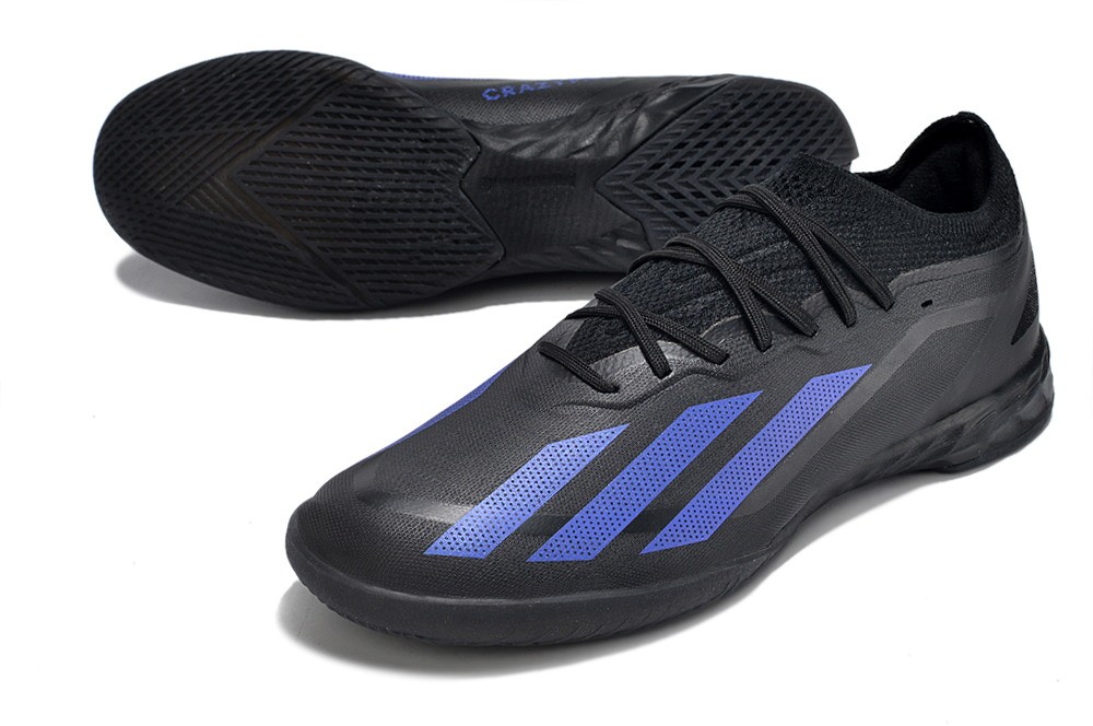 Adidas X CrazyFast.1 IC Indoor Soccer Shoe Nightstrike - Core Black