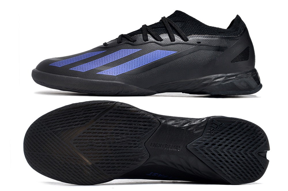 Adidas X CrazyFast.1 IC Indoor Soccer Shoe Nightstrike - Core Black