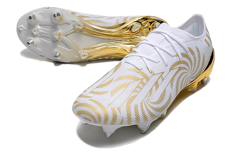 Adidas X SpeedPortal .1 SG Metal Studs Ballon DOr - White/Gold