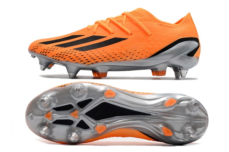 Adidas X SpeedPortal .1 SG Metal Studs - Orange/Black/Grey