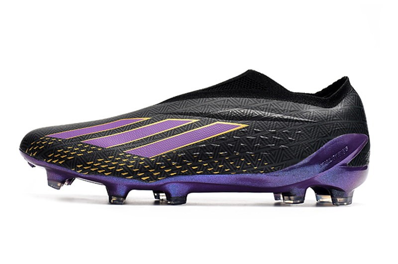 Adidas X SpeedPortal+ FG 'Black Panther' - Black/Purple/Gold