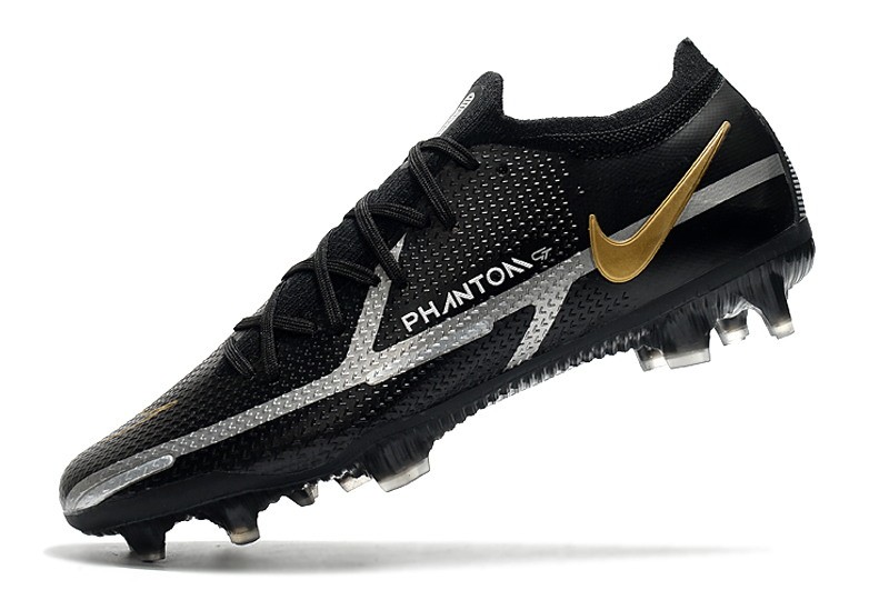 Nike Phantom GT 2 Elite FG Shadow - Black/Grey/Gold