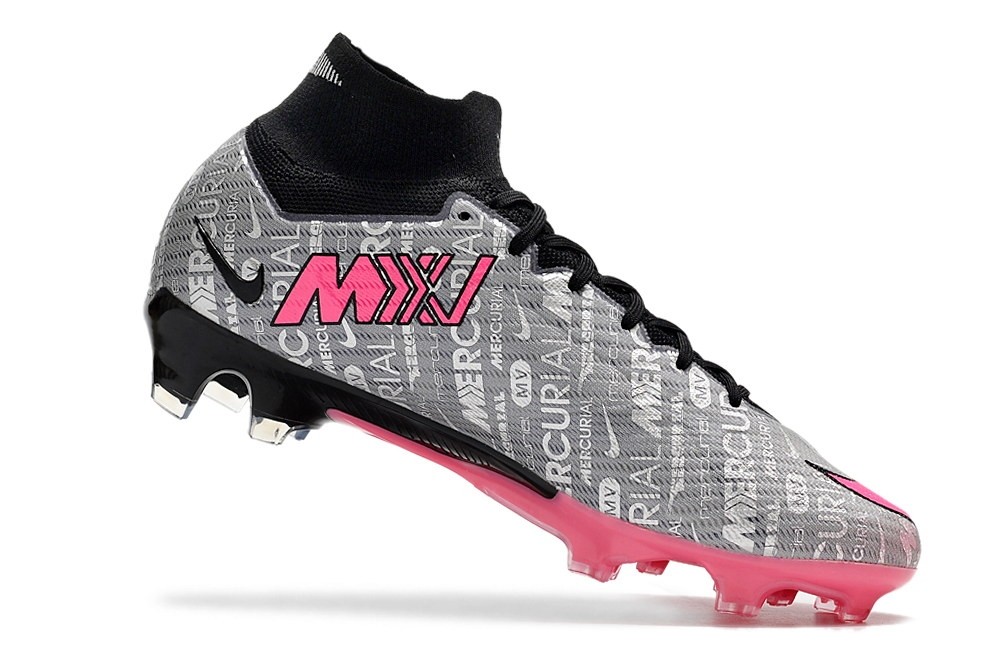Nike Air Zoom Mercurial XXV Superfly 9 Elite FG - Metallic Silver/Hyper Pink/Black