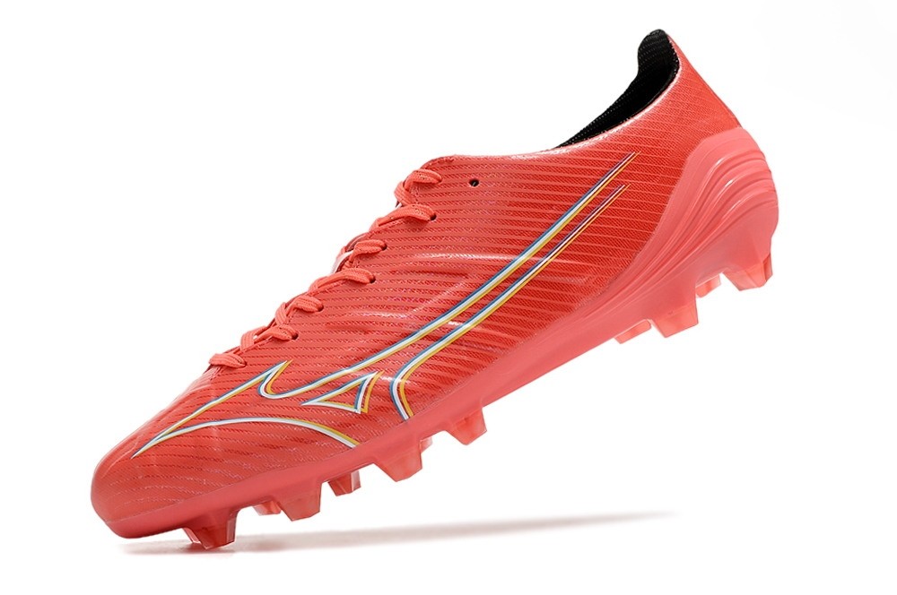 Mizuno Alpha Elite FG Release Pack - Red Fiery Coral/White