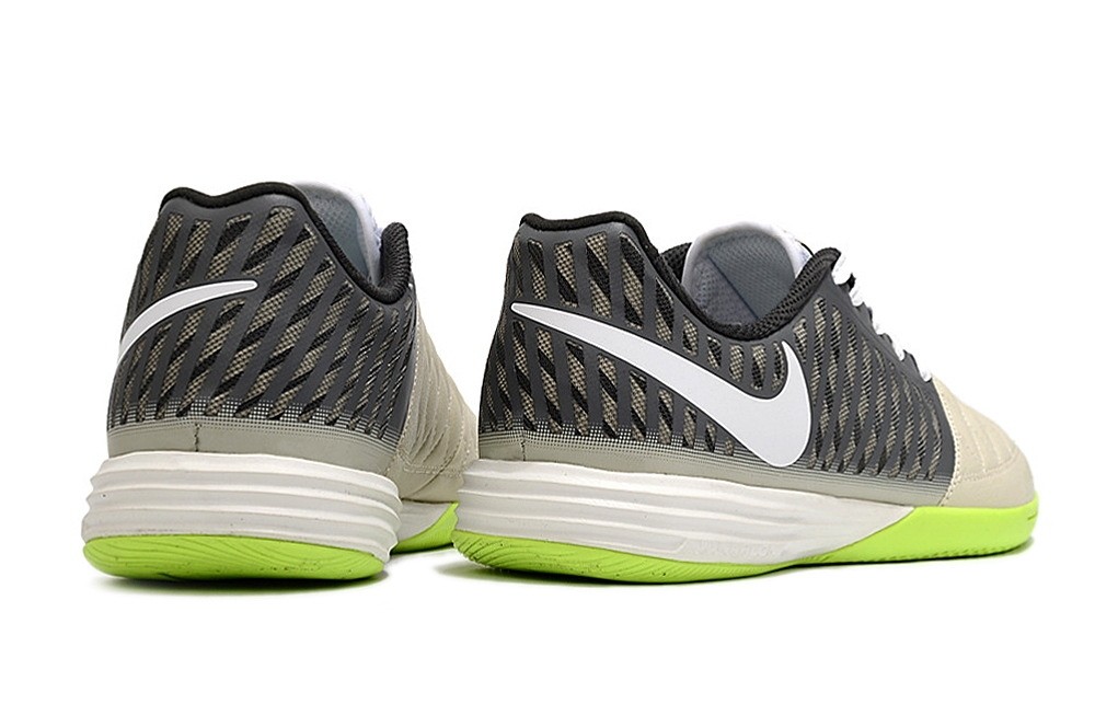 Nike Lunar Gato II IC Indoor Small Sided Pack - Grey/White/Volt