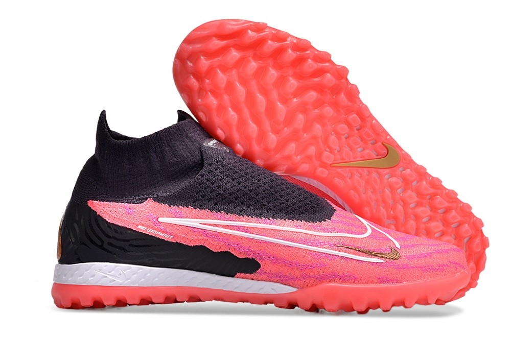Nike Phantom GX Elite DF TF Turf Soccer Cleats - Hyper Pink/Black