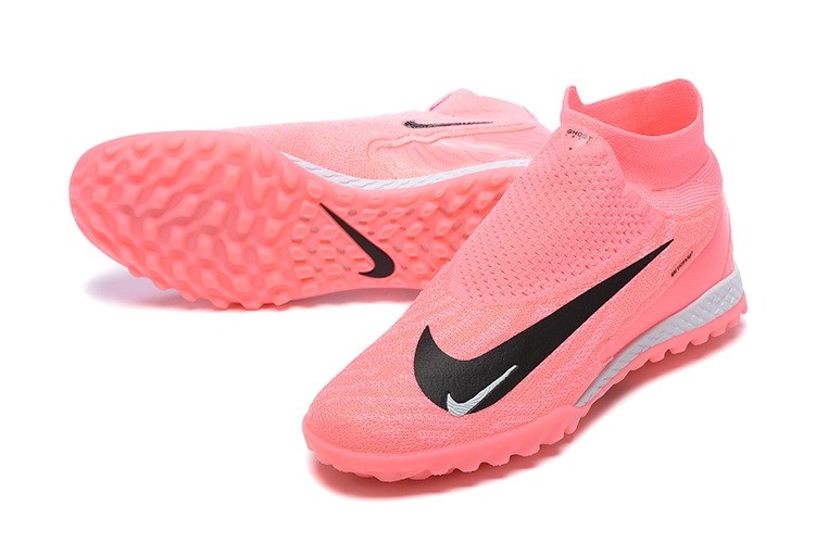 Nike Phantom GX Elite High-Top TF Soccer Cleats - Pink/Black