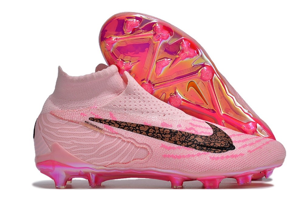 Nike Phantom GX Pink Pack Elite DF FG Soccer Cleats - Pink/Black