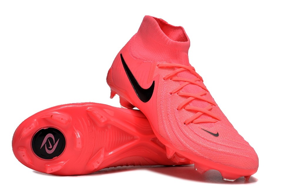 Nike Phantom Luna 2 Elite By You DF FG - Bright pink/Black