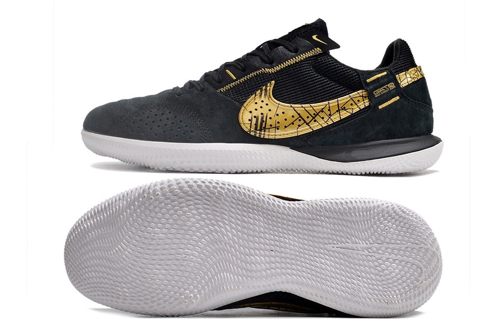 Nike Streetgato IC Indoor Soccer Cleats - Black/Gold