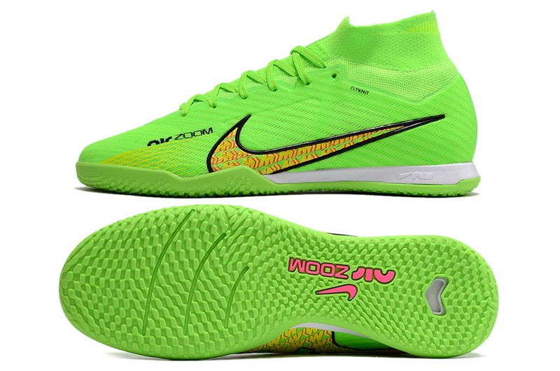 Nike Air Zoom Mercurial Superfly 9 Elite IC - Green/Black/Pink