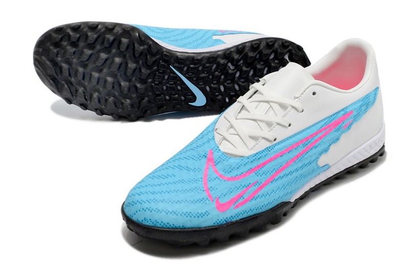 Nike Phantom GX Academy TF Turf Soccer Cleats - Blue/Pink/White