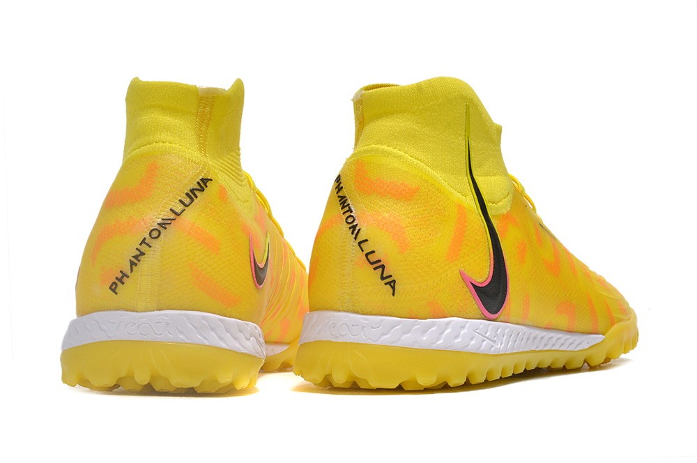 Nike Phantom Luna Elite TF Turf By You Custom - Yellow/Black