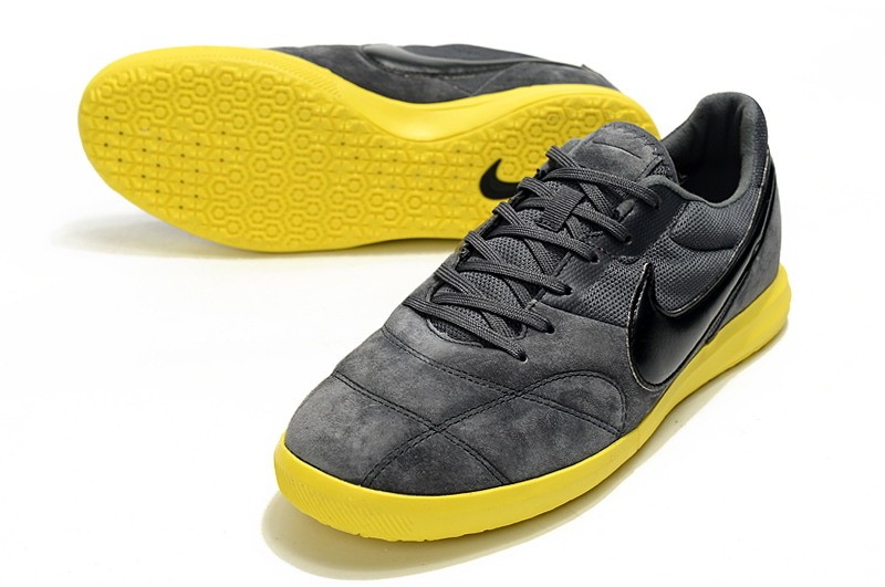 Nike Premier II sala IC - Dark Smoke Grey/Yellow