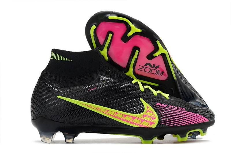 Nike Air Zoom Mercurial Superfly 9 Elite FG - Black/Pink/Yellow