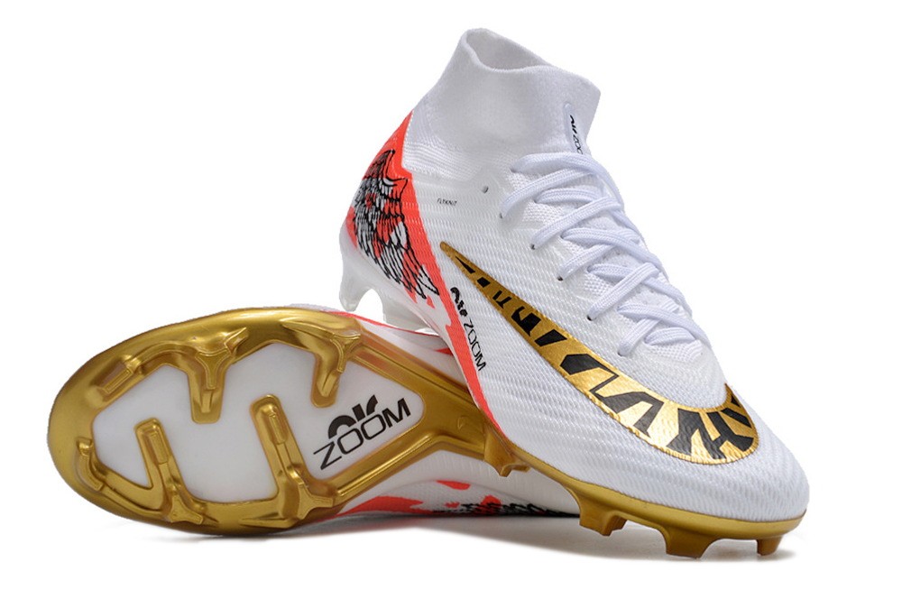 Nike Zoom Mercurial Superfly 9 Elite FG Wings - White/Red/Gold