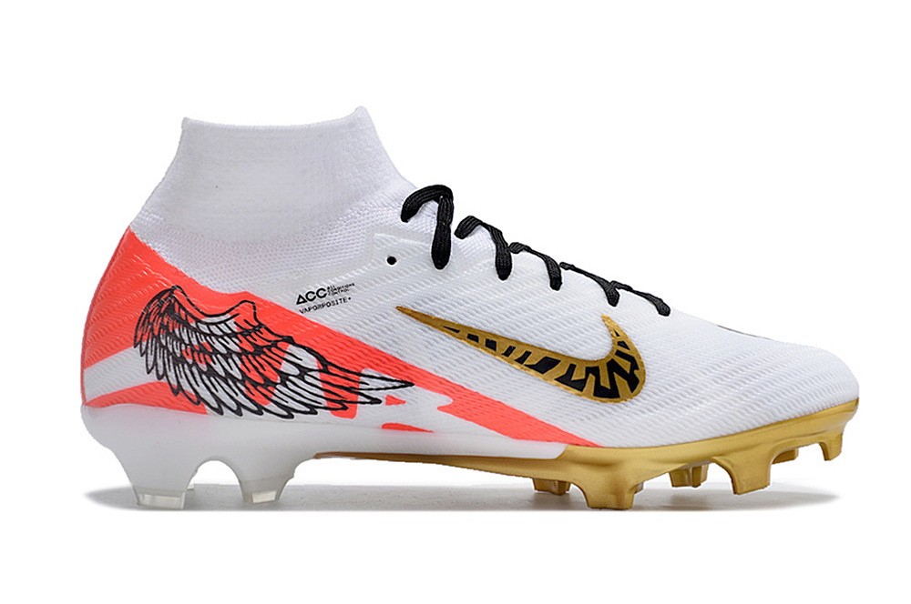 Nike Zoom Mercurial Superfly 9 Elite FG Wings - White/Red/Gold