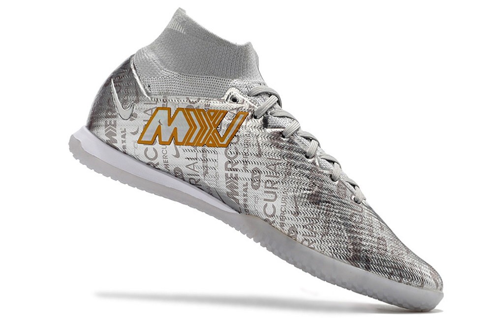 Nike Zoom Mercurial Superfly 9 XXV SE IC Indoor - Metallic Silver