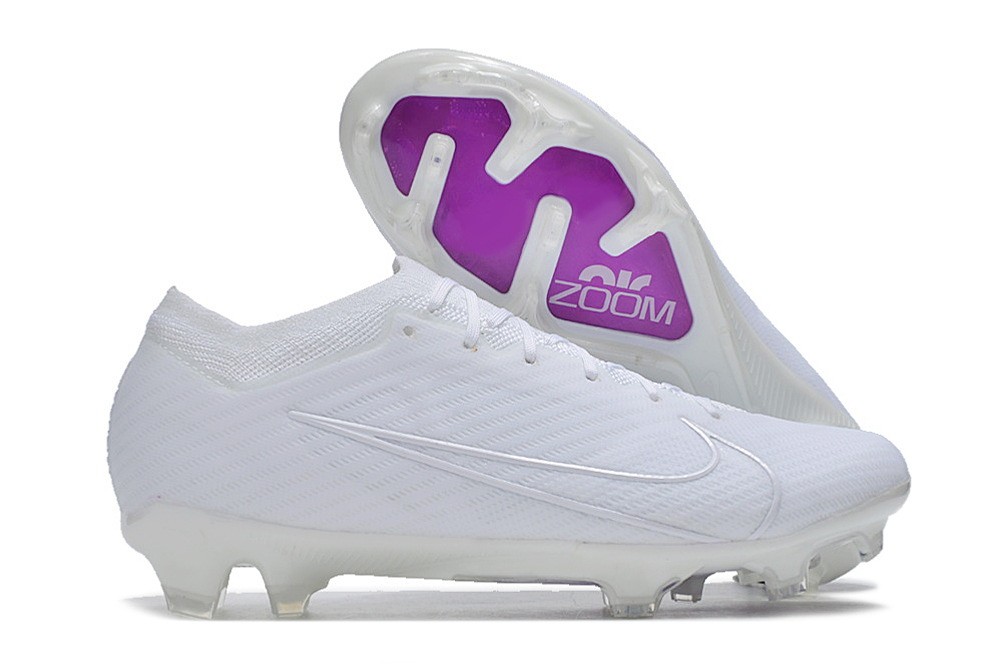 Nike Zoom Mercurial Vapor 15 Elite FG - Nouveau White/Purple