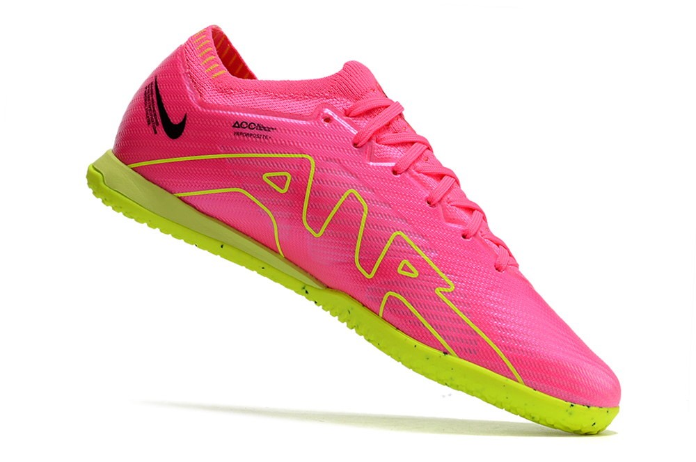 Nike Zoom Mercurial Vapor 15 IC Indoor Soccer Cleats - Volt/Pink